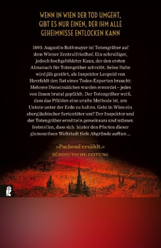 Buchcover und Innenansicht für das Buch: Das Buch des Totengräbers
