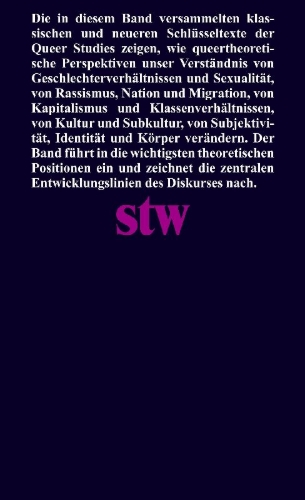 Buchcover und Innenansicht für das Buch: Queer Studies