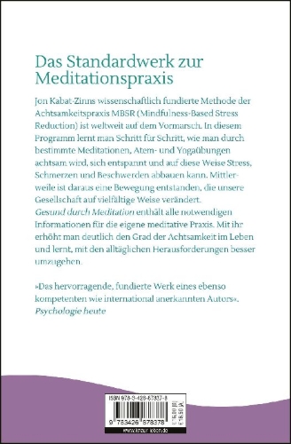 Buchcover und Innenansicht für das Buch: Gesund durch Meditation