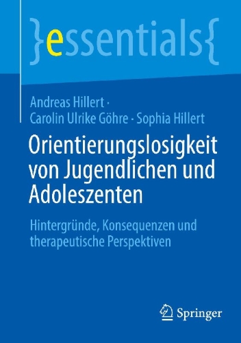 Buchcover und Innenansicht für das Buch: Orientierungslosigkeit von Jugendlichen und Adoleszenten
