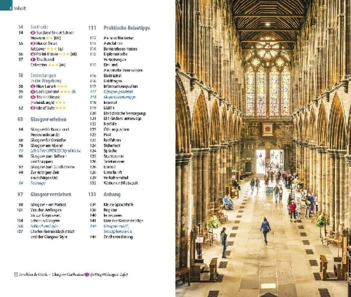 Buchcover und Innenansicht für das Buch: Reise Know-How CityTrip Glasgow