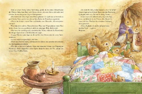 Buchcover und Innenansicht für das Buch: The World of Peter Rabbit Tales for Bedtime