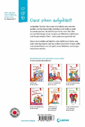 Buchcover und Innenansicht für das Buch: Ganz schön aufgeklärt!