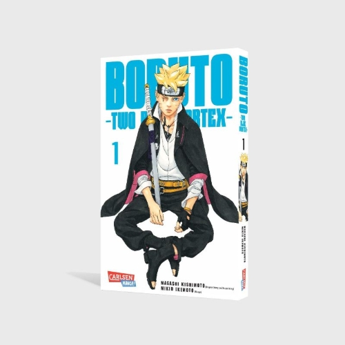 Buchcover und Innenansicht für das Buch: Boruto -Two Blue Vortex-