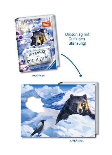 Buchcover und Innenansicht für das Buch: Internat der bösen Tiere, Band 6: Die Entscheidung (Bestseller-Tier-Fantasy ab 10 Jahre)