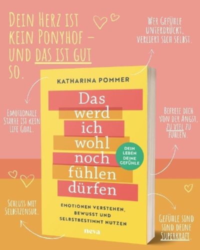 Buchcover und Innenansicht für das Buch: Das werd ich wohl noch fühlen dürfen