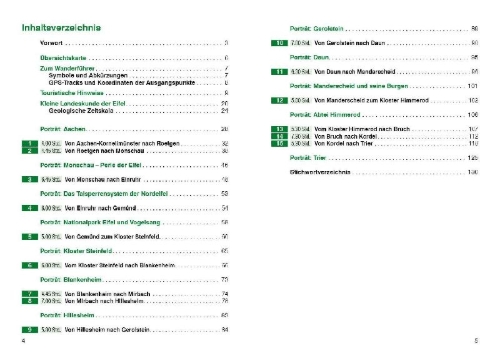 Buchcover und Innenansicht für das Buch: Eifelsteig
