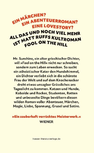 Buchcover und Innenansicht für das Buch: Fool on the Hill