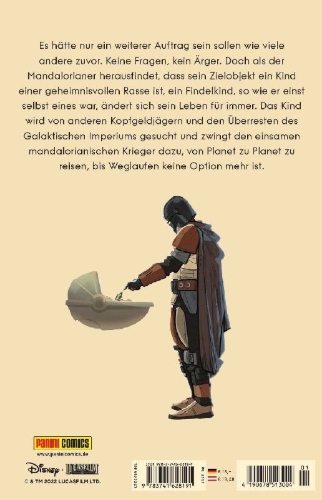 Buchcover und Innenansicht für das Buch: Star Wars: The Mandalorian - The Graphic Novel of Season 1