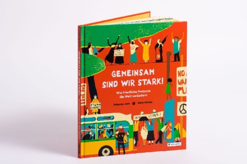 Buchcover und Innenansicht für das Buch: People Power. Protestas que han cambiado el mundo