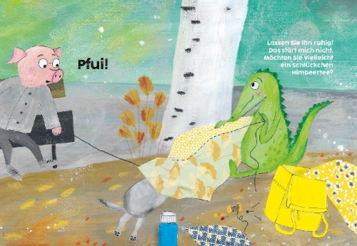 Buchcover und Innenansicht für das Buch: Da ist besetzt!