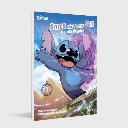 Buchcover und Innenansicht für das Buch: Stitch in time