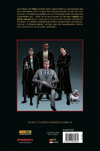 Buchcover und Innenansicht für das Buch: The Boys: Dear Becky (2020) 1-8