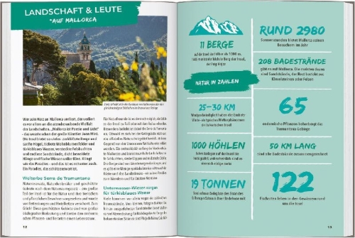 Buchcover und Innenansicht für das Buch: MARCO POLO OUTDOOR GUIDE Reiseführer Mallorca