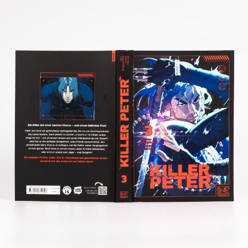 Buchcover und Innenansicht für das Buch: Killer Peter