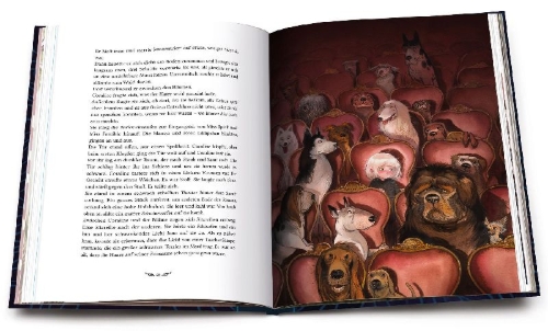 Buchcover und Innenansicht für das Buch: Coraline