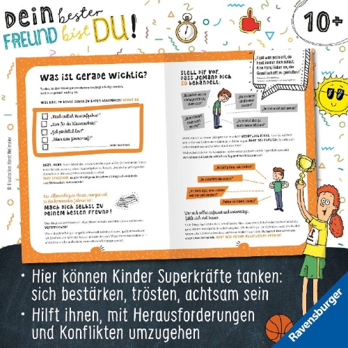 Buchcover und Innenansicht für das Buch: Dein bester Freund? Bist du!