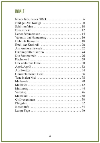 Buchcover und Innenansicht für das Buch: Maibowle und Winzerfest - Lücken-Geschichten in Reimen für Senioren