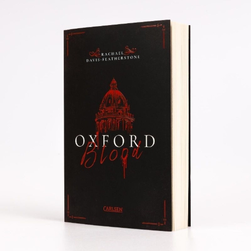 Buchcover und Innenansicht für das Buch: Oxford Blood