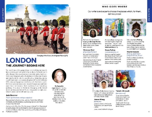 Buchcover und Innenansicht für das Buch: Lonely Planet London