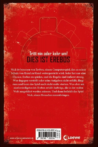 Buchcover und Innenansicht für das Buch: Erebos (Limited Edition)