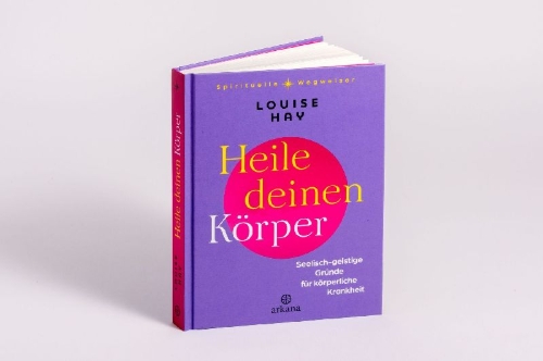 Buchcover und Innenansicht für das Buch: Heal Your Body. The Mental Causes for Physical Illness and the Metaphysical Way to Overcome them