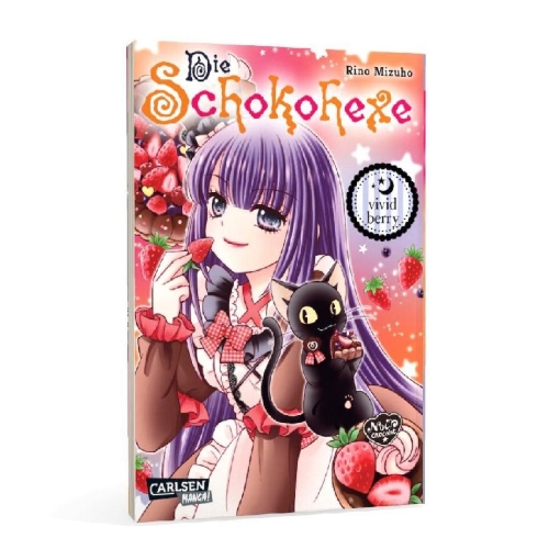 Buchcover und Innenansicht für das Buch: Chocolat no Maho - tricky beans