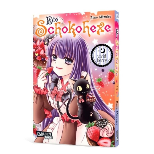Buchcover und Innenansicht für das Buch: Chocolat no Maho - tricky beans