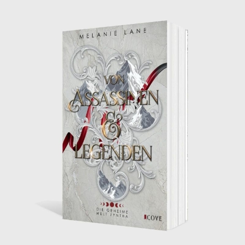 Buchcover und Innenansicht für das Buch: Von Assassinen & Legenden (Die Geschichte der Anderswelt 3)