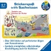 Buchcover und Innenansicht für das Buch: Wieso? Weshalb? Warum? Stickerheft: Polizei