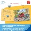 Buchcover und Innenansicht für das Buch: Ravensburger® Puzzle-Buch: Fahrzeuge
