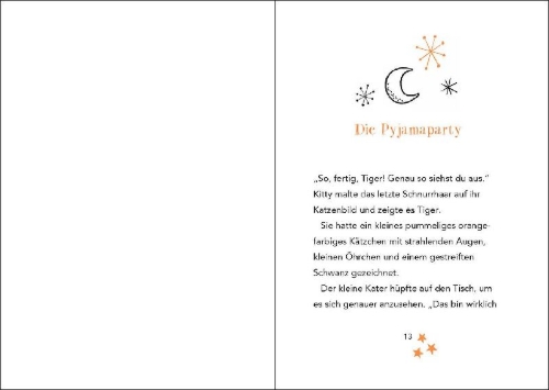 Buchcover und Innenansicht für das Buch: Kitty and the Treetop Chase