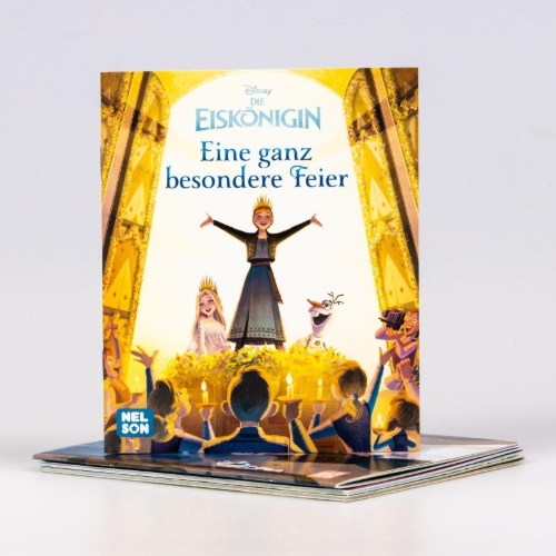 Buchcover und Innenansicht für das Buch: Nelson Mini-Bücher: 4er Disney Die Eiskönigin 21-24