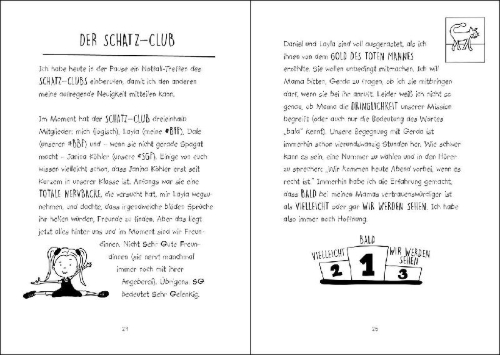 Buchcover und Innenansicht für das Buch: The Accidental Diary of B.U.G.: Basically Famous