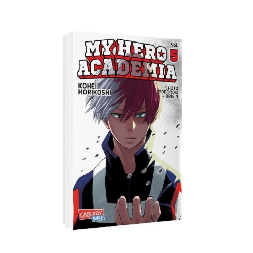 Buchcover und Innenansicht für das Buch: Boku no Hero Academia