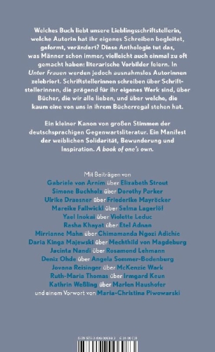 Buchcover und Innenansicht für das Buch: Unter Frauen