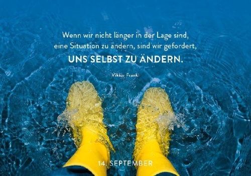 Buchcover und Innenansicht für das Buch: 365 mal Gelassenheit