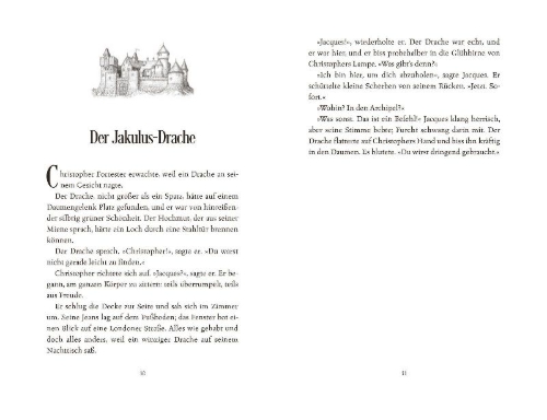 Buchcover und Innenansicht für das Buch: Impossible Creatures - The Poisoned King