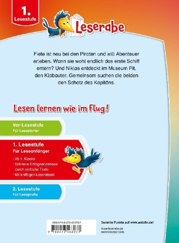 Buchcover und Innenansicht für das Buch: Leserabe Sonderausgaben - Die besten Leseraben-Piratengeschichten