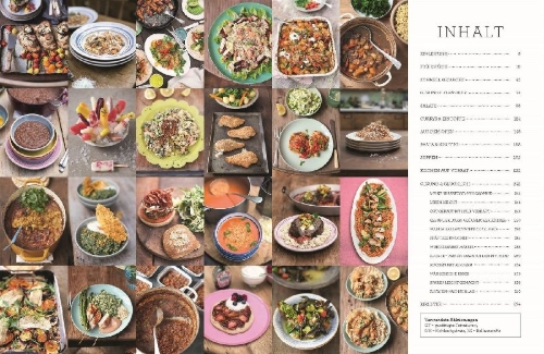 Buchcover und Innenansicht für das Buch: Genial gesund