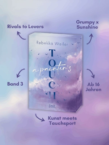 Buchcover und Innenansicht für das Buch: A Painter's Touch (Broken Artists, Band 3)