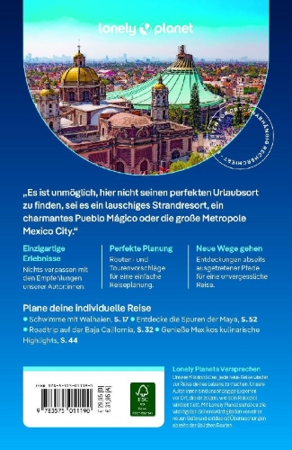 Buchcover und Innenansicht für das Buch: LONELY PLANET Reiseführer Mexiko