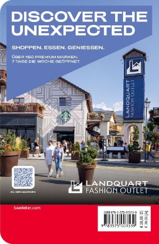 Buchcover und Innenansicht für das Buch: Baedeker Reiseführer Schweiz, Liechtenstein