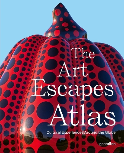 Buchcover und Innenansicht für das Buch: The Art Escapes Atlas