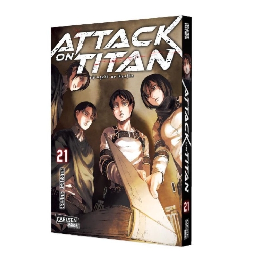 Buchcover und Innenansicht für das Buch: Shingeki no Kyojin