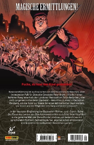 Buchcover und Innenansicht für das Buch: Rivers of London: Cry Fox