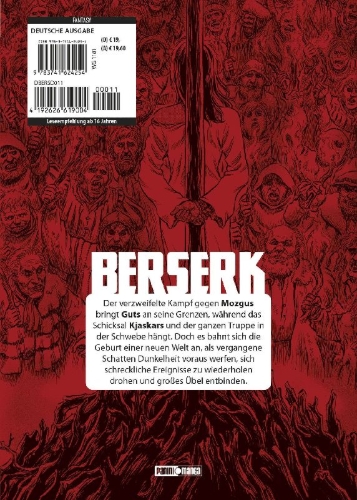 Buchcover und Innenansicht für das Buch: Berserk: Ultimative Edition 11