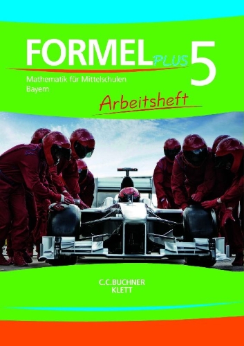 Buchcover und Innenansicht für das Buch: Formel plus 5. Arbeitsheft. Bayern