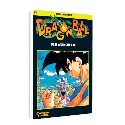 Buchcover und Innenansicht für das Buch: Dragon Ball 25. Drei Wünsche frei