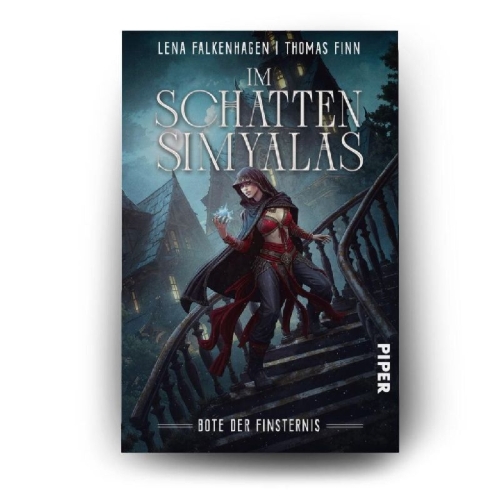 Buchcover und Innenansicht für das Buch: Bote der Finsternis